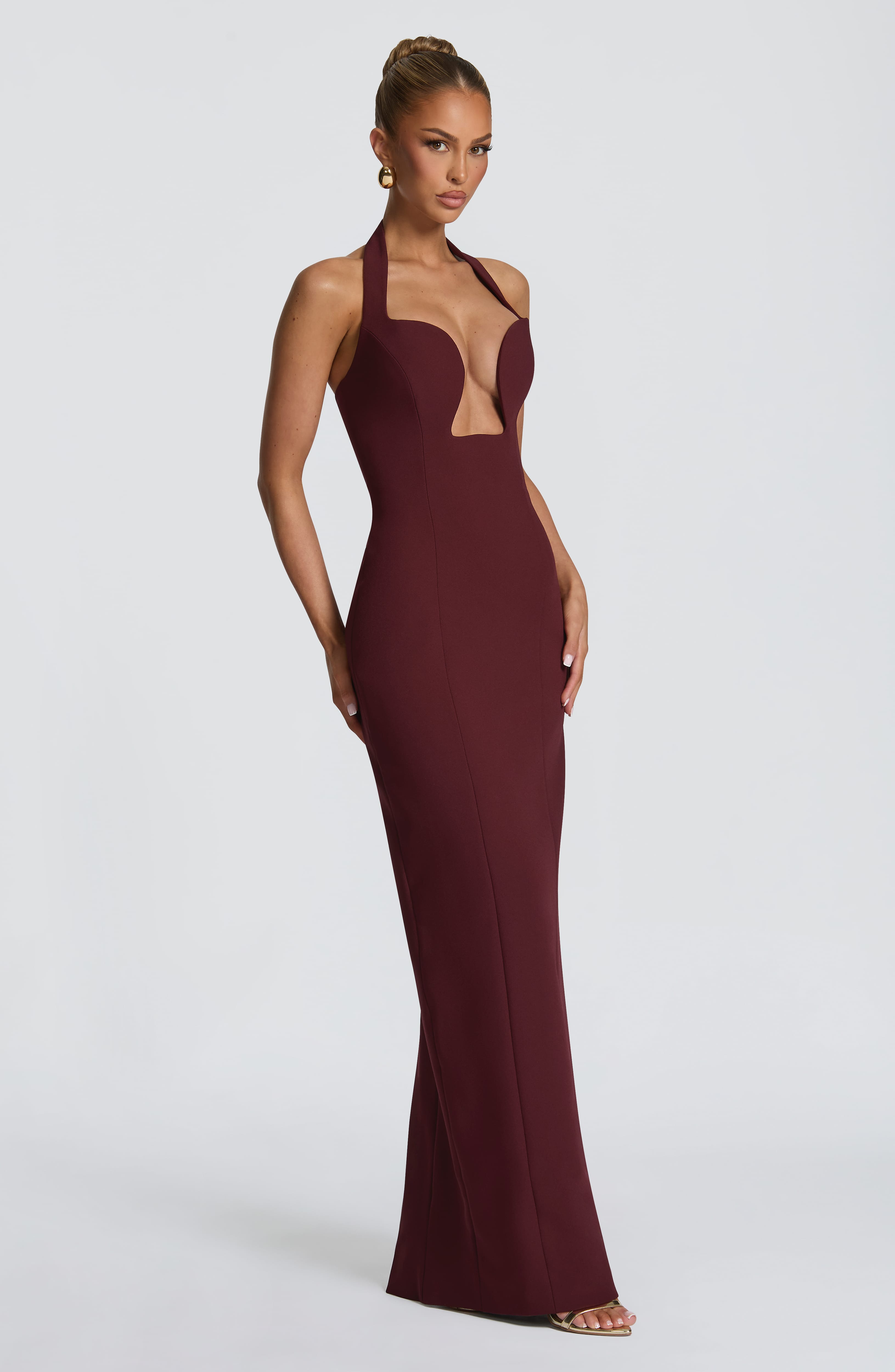 Kendall Maxi Dress - Cherry Lacquer
