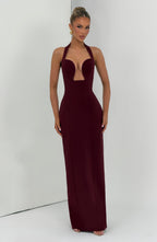 Kendall Maxi Dress - Cherry Lacquer