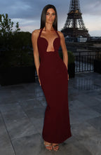 Kendall Maxi Dress - Cherry Lacquer