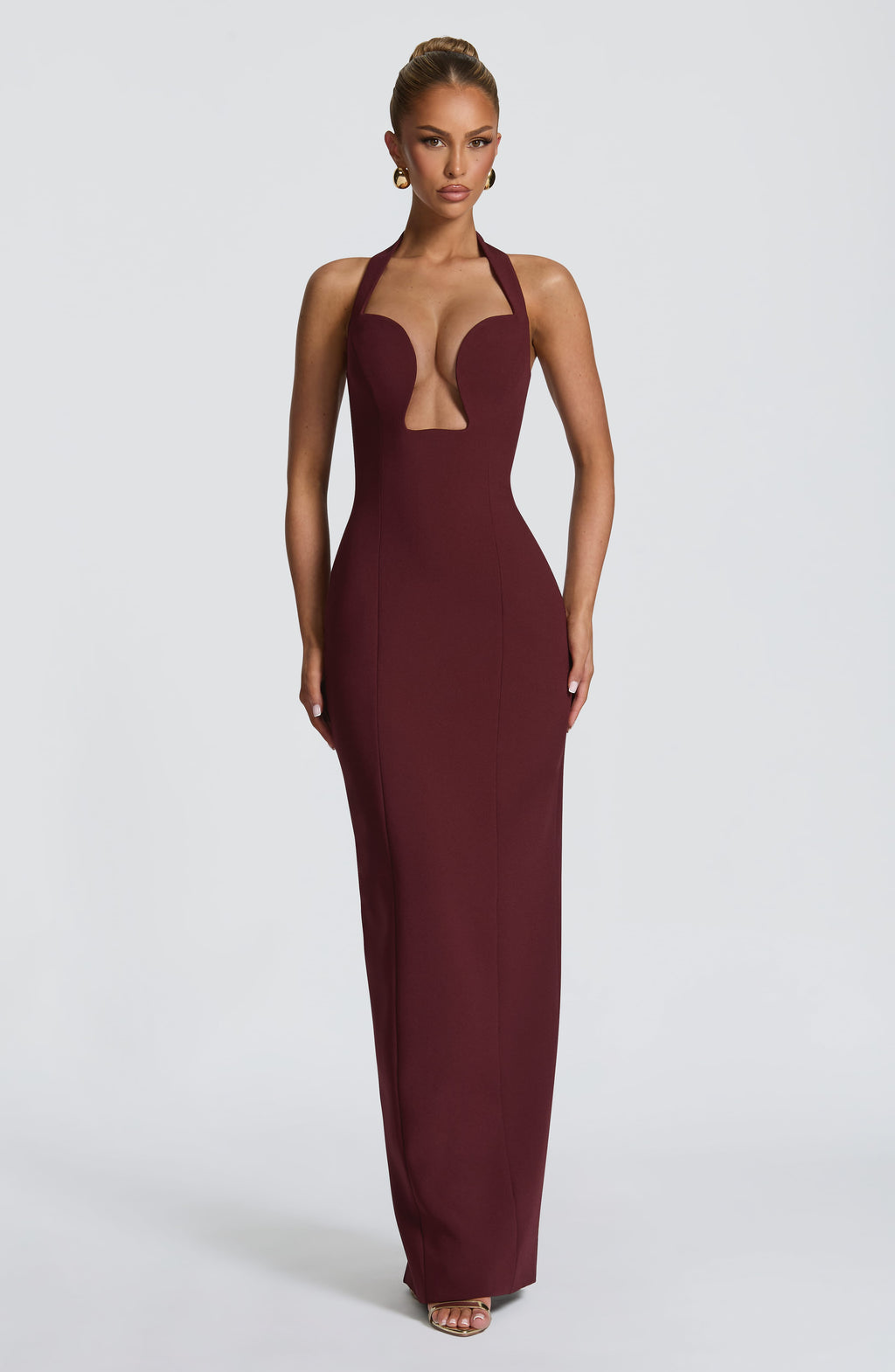 Kendall Maxi Dress - Cherry Lacquer