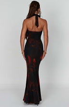 Daisy Maxi Dress - Fire Print