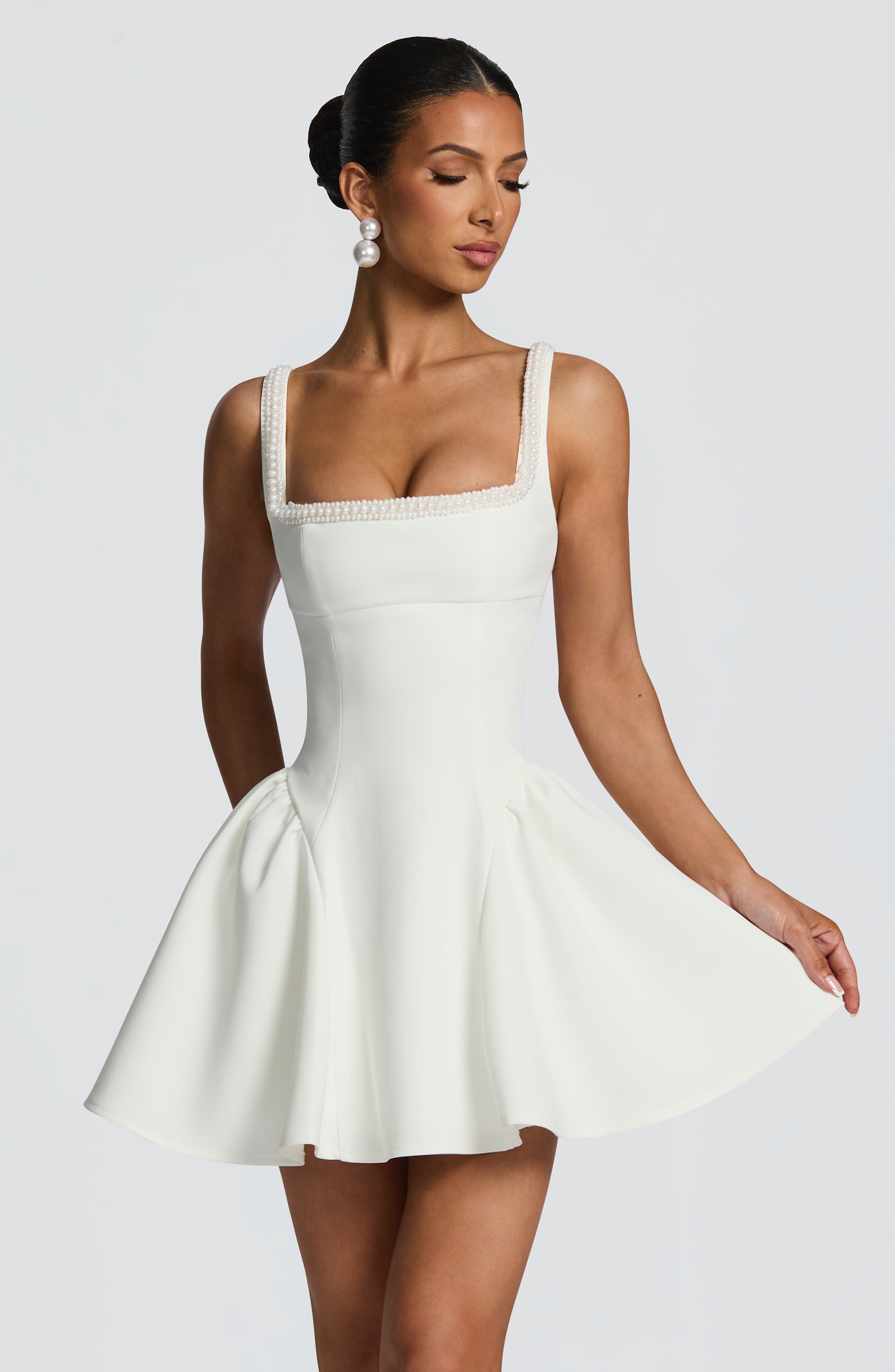 Natalie Mini Dress - Ivory