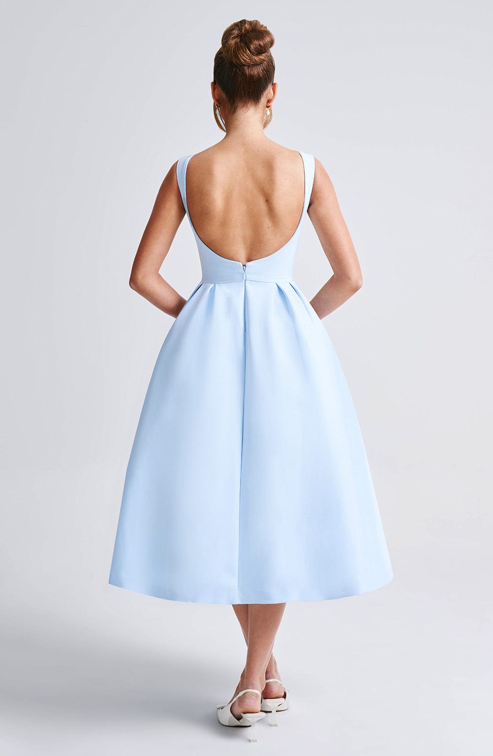 Chloe Midi Dress - Blue