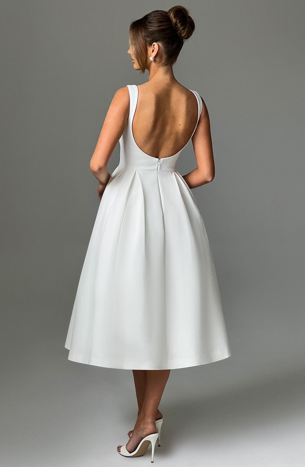 Chloe Midi Dress - Ivory