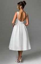 Chloe Midi Dress - Ivory