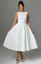 Chloe Midi Dress - Ivory