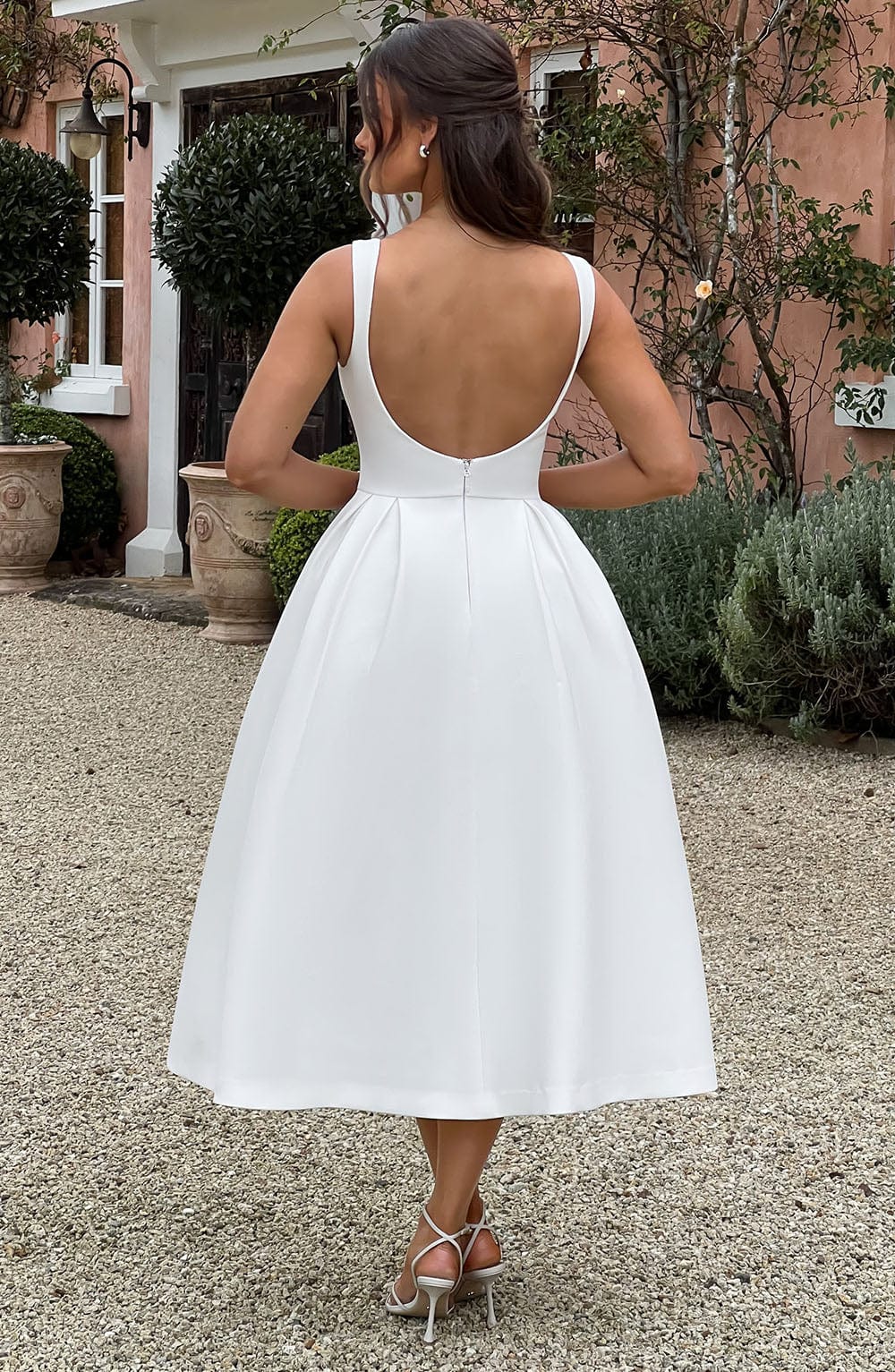 Chloe Midi Dress - Ivory