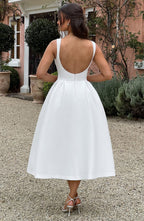 Chloe Midi Dress - Ivory