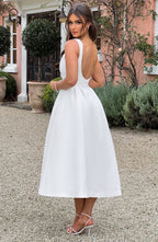 Chloe Midi Dress - Ivory