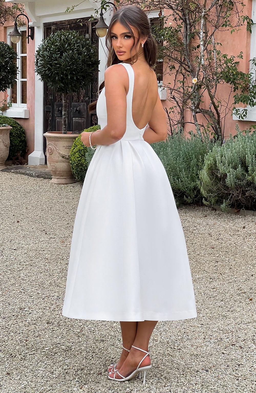 Chloe Midi Dress - Ivory
