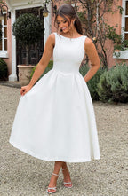 Chloe Midi Dress - Ivory