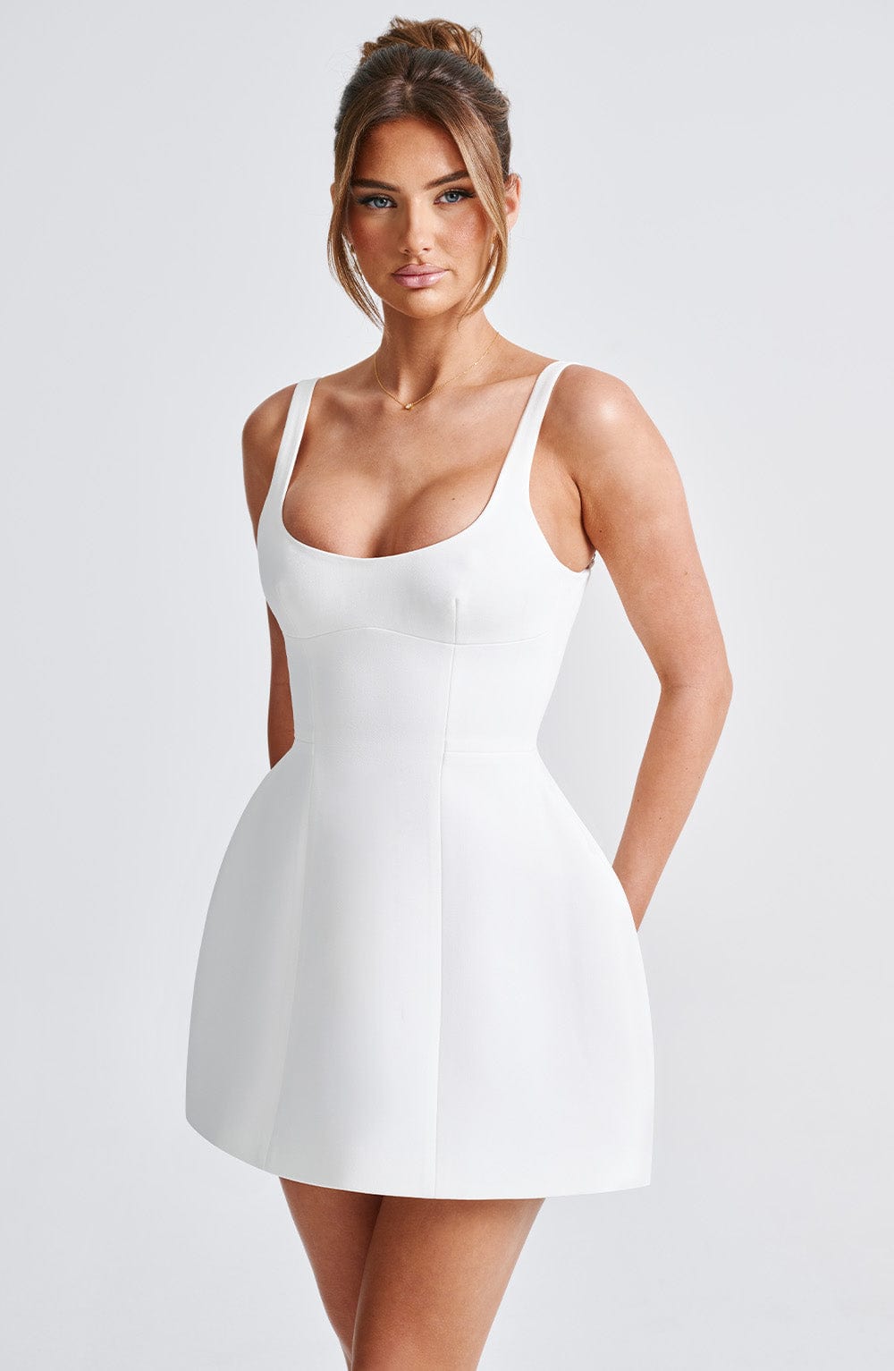 Lauren Mini Dress  Ivory