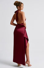 Adele Maxi Dress - Burgundy
