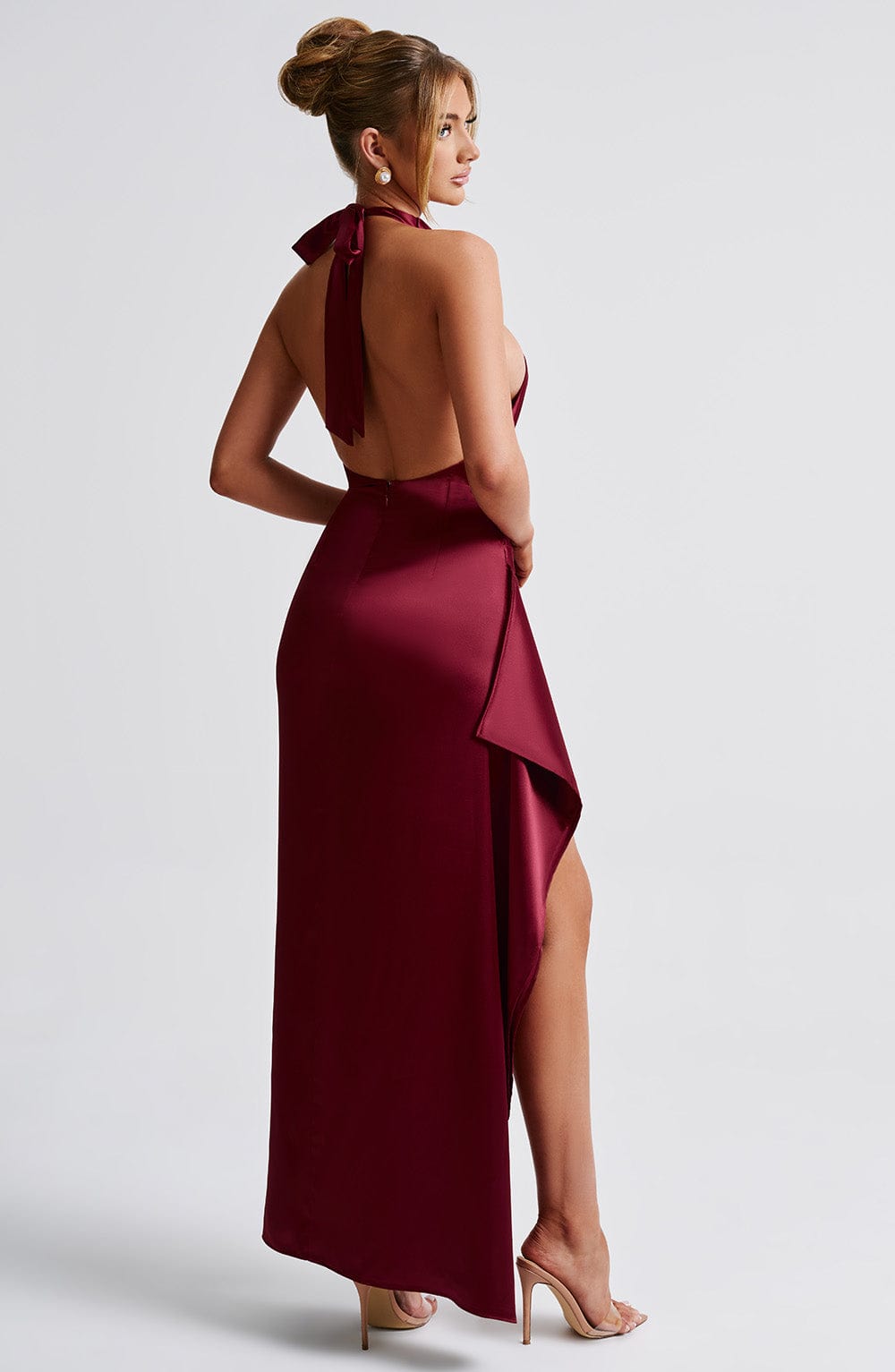 Adele Maxi Dress - Burgundy