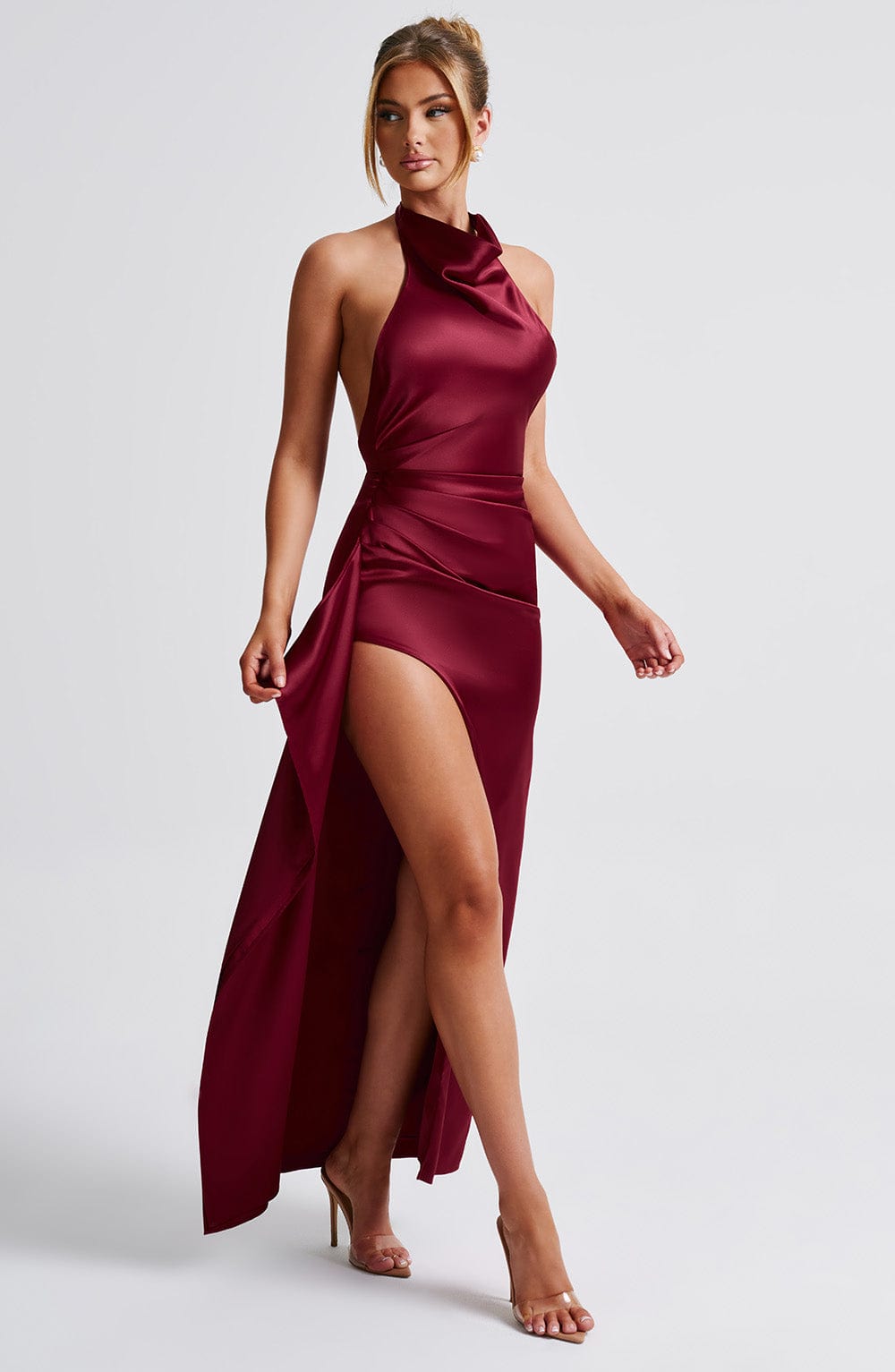 Adele Maxi Dress - Burgundy