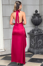 Adele Maxi Dress - Burgundy