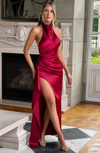 Adele Maxi Dress - Burgundy
