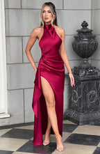 Adele Maxi Dress - Burgundy