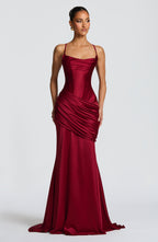 Audrey Gown - Burgundy