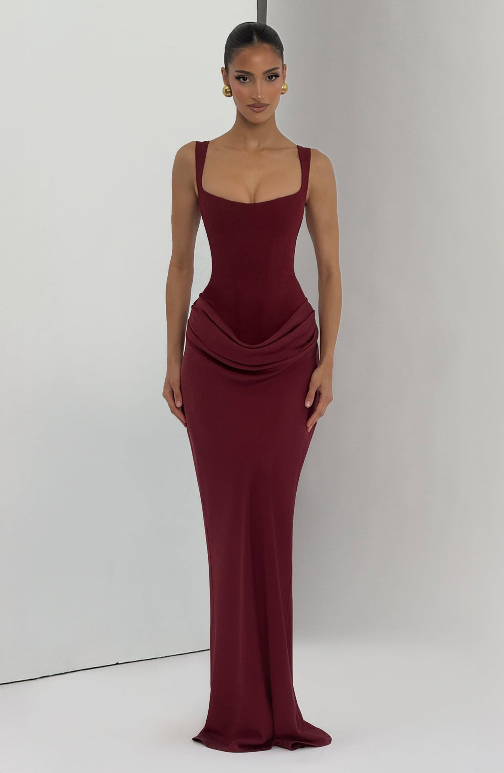 Dana Maxi Dress - Burgundy