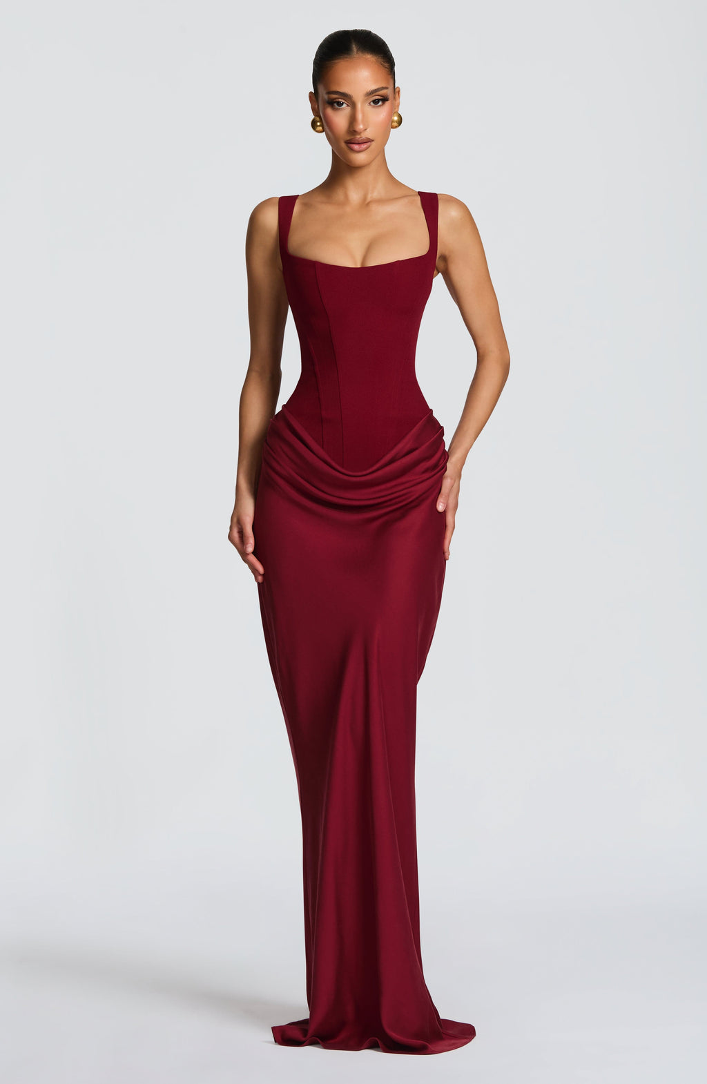 Dana Maxi Dress - Burgundy