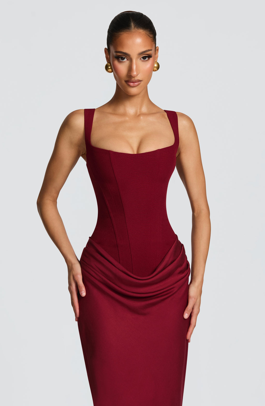 Dana Maxi Dress - Burgundy