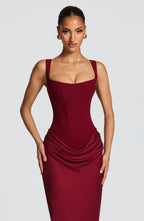 Dana Maxi Dress - Burgundy
