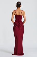 Dana Maxi Dress - Burgundy