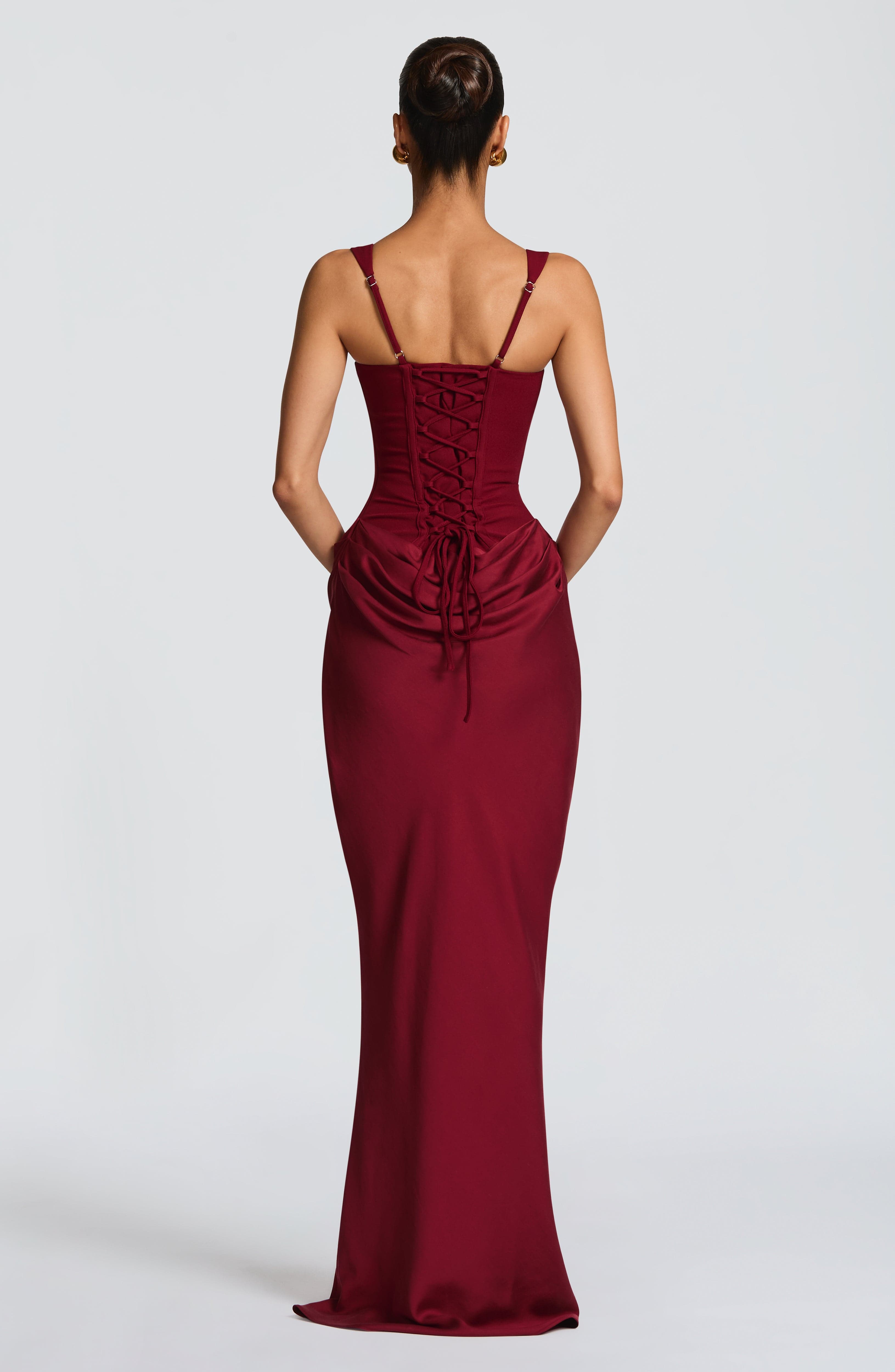 Dana Maxi Dress - Burgundy