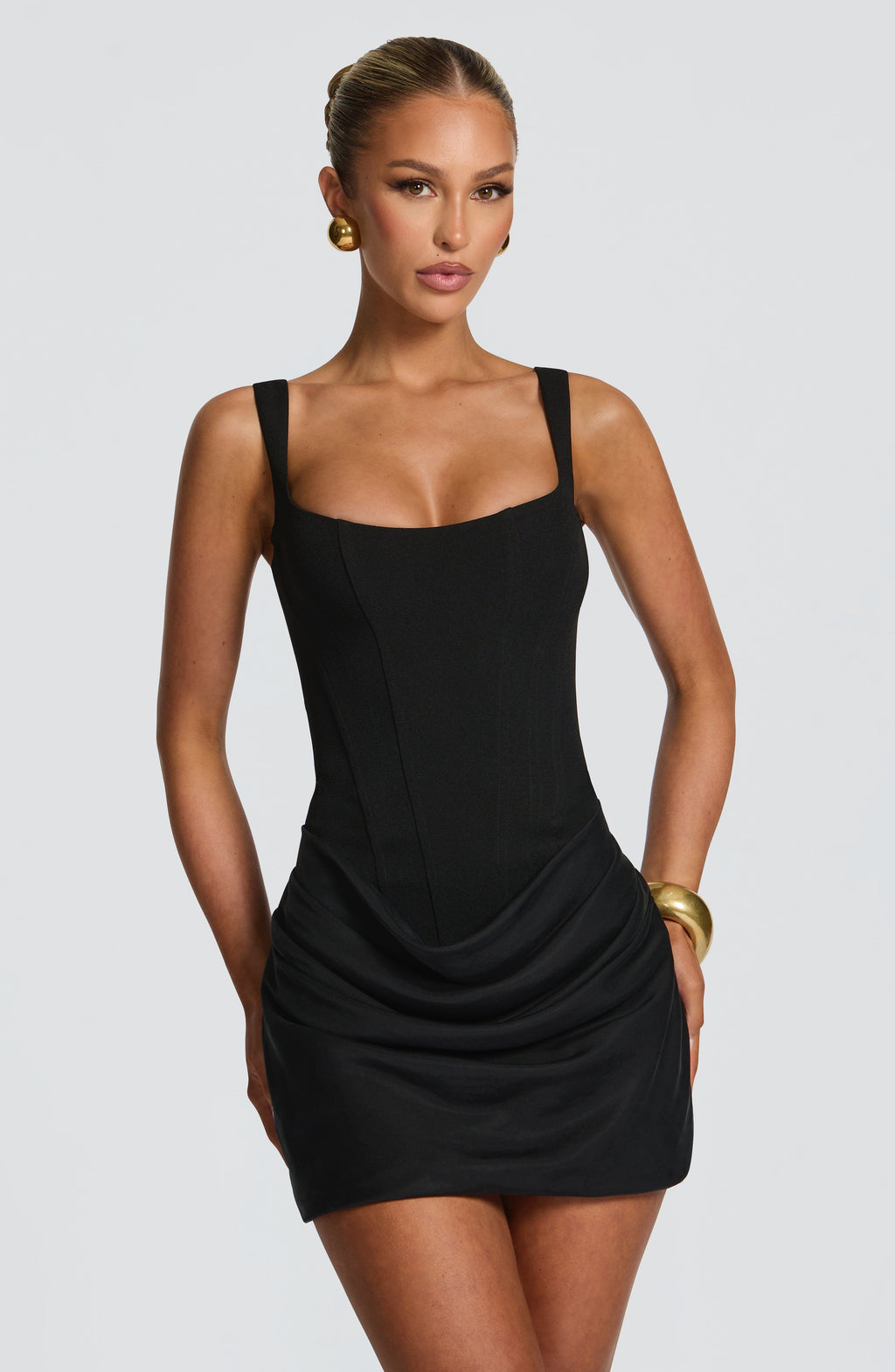 Amber Mini Dress - Black