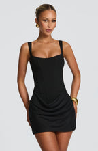 Amber Mini Dress - Black