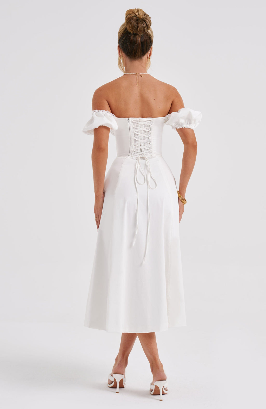 Rosie Midi Dress - Ivory