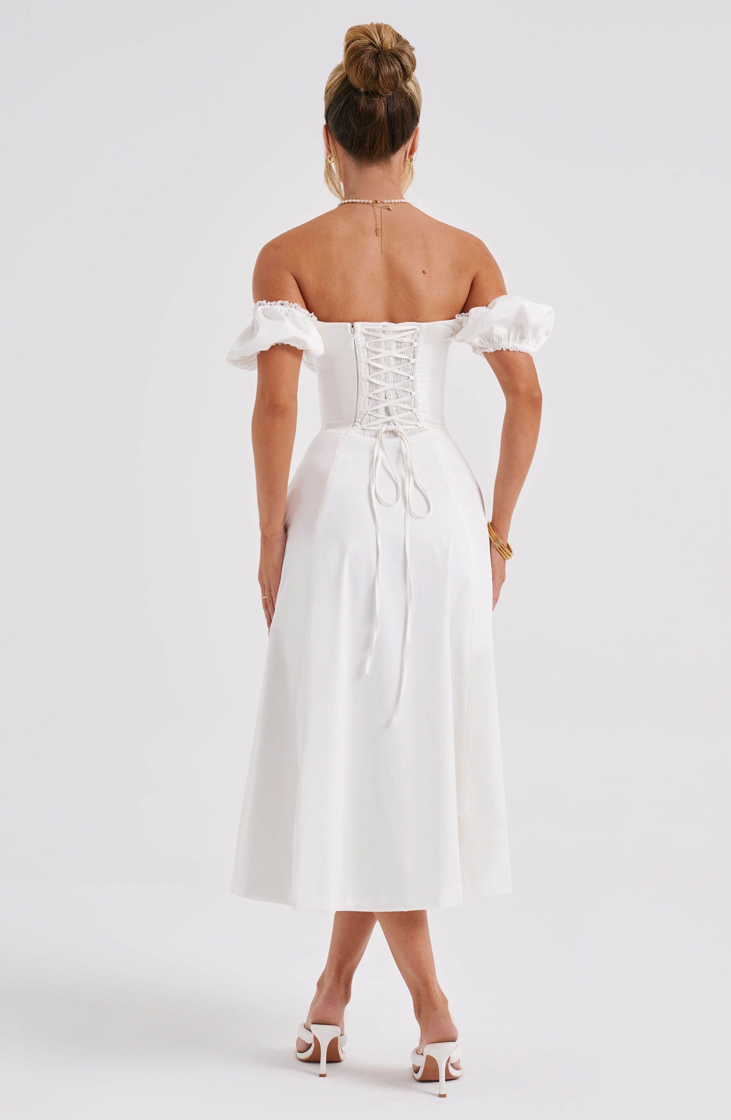 Rosie Midi Dress - Ivory