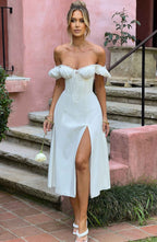 Rosie Midi Dress - Ivory