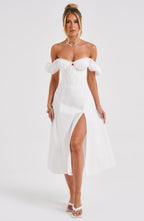 Rosie Midi Dress - Ivory