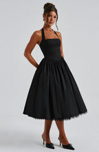 Harriet Midi Dress - Black