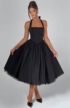 Harriet Midi Dress - Black