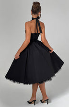 Harriet Midi Dress - Black