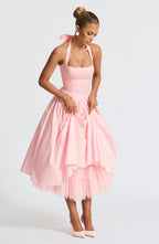 Harriet Midi Dress - Blush