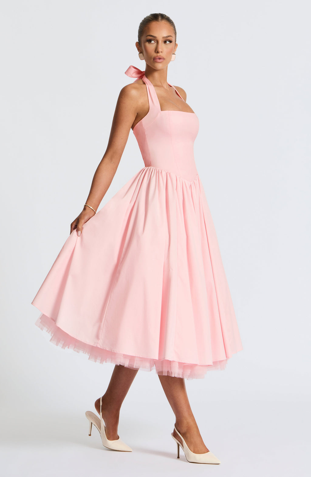Harriet Midi Dress - Blush