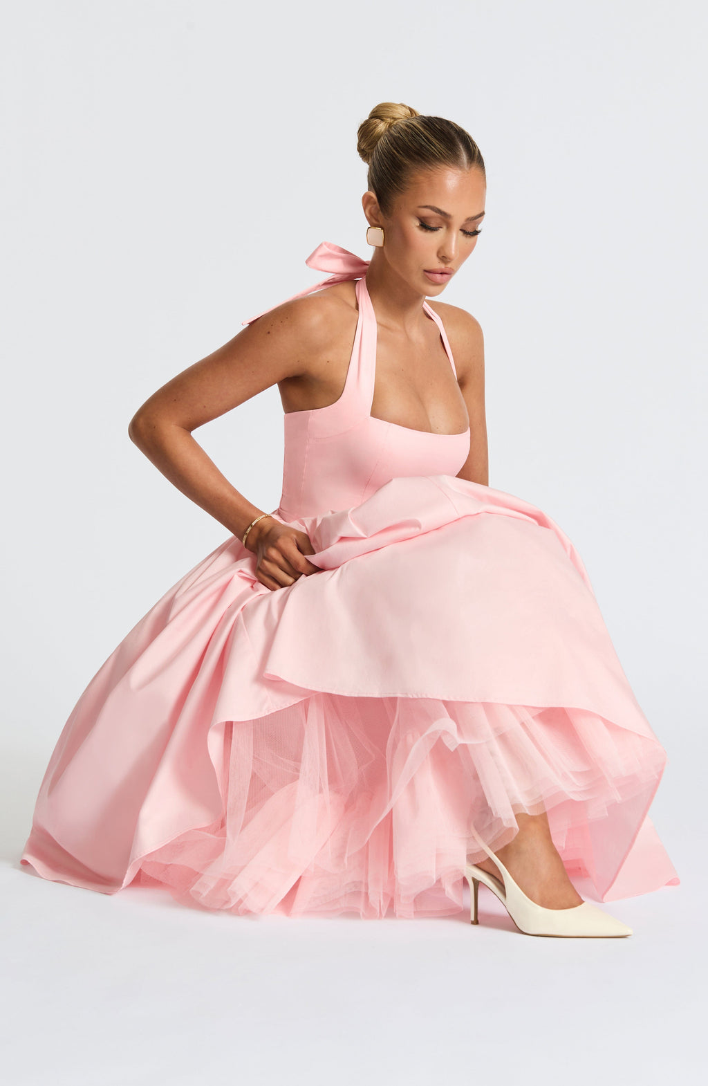 Harriet Midi Dress - Blush