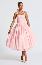 Harriet Midi Dress - Blush