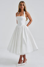 Harriet Midi Dress - Ivory