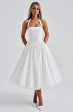 Harriet Midi Dress - Ivory