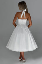 Harriet Midi Dress - Ivory