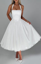 Harriet Midi Dress - Ivory