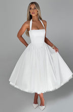 Harriet Midi Dress - Ivory