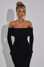 Phoebe Maxi Dress - Black