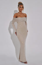 Phoebe Maxi Dress - Nude