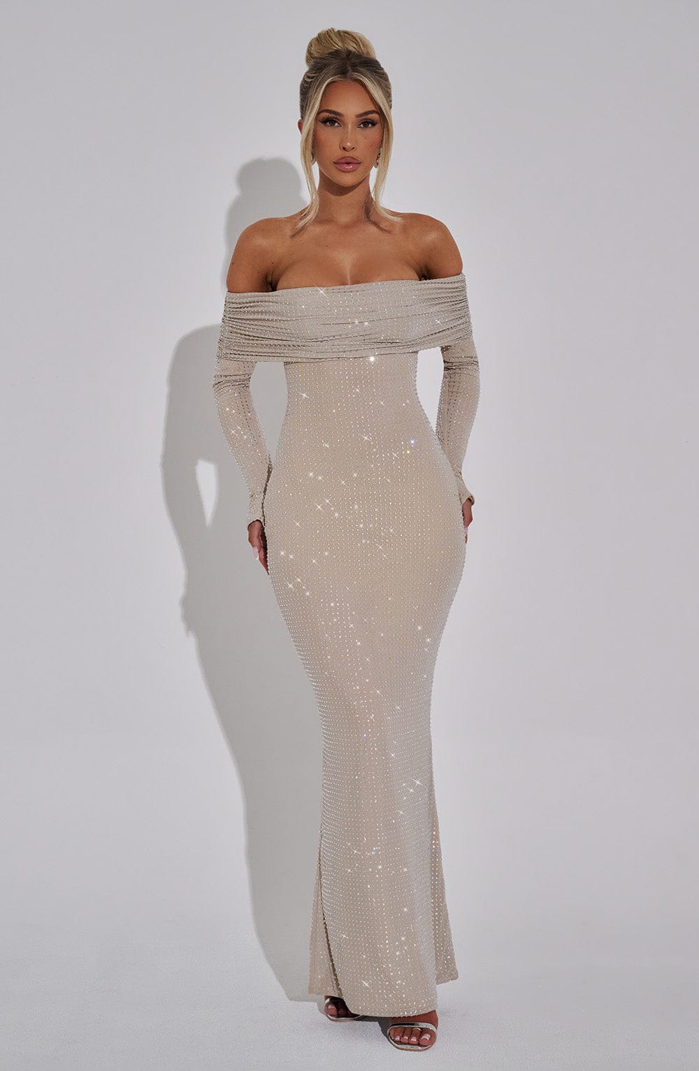 Phoebe Maxi Dress - Nude